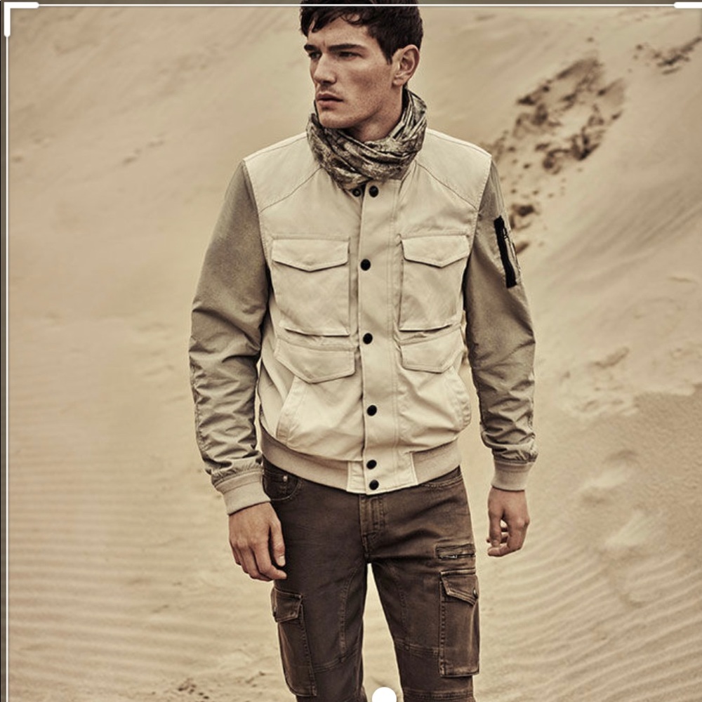 BNWT- Ashvale Nylon Cotton Bicolor Jacket
